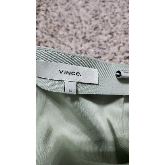 Vince Women’s Overlap long Skirt Size 16 Color Grey-green - Picture 7 of 9
